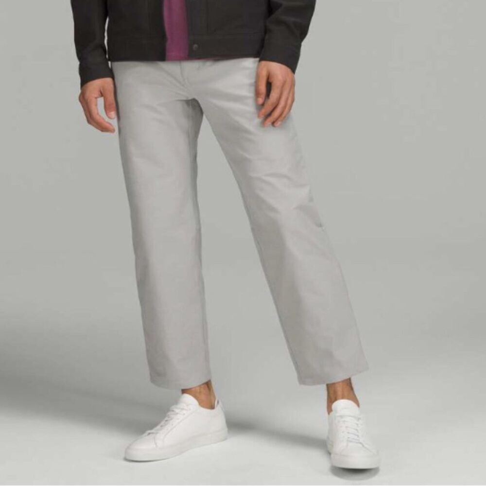 🌼Lululemon ABC Relaxed-Fit Cropped Pant *Utilitech Seal Grey Size 33x27”